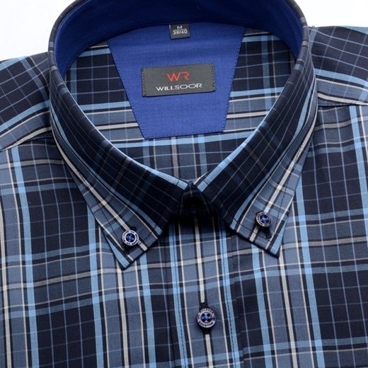 Koszula Classic (wzrost 164-170) willsoor-sklep-internetowy niebieski kratka
