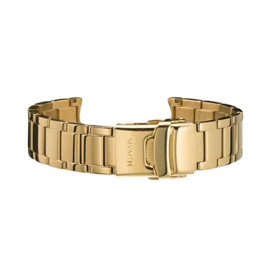 BRANSOLETA MVMT WOMENS - 18MM STEEL BAND GOLD POLISHED Mvmt Watches brazowy  promocja Modern Style 