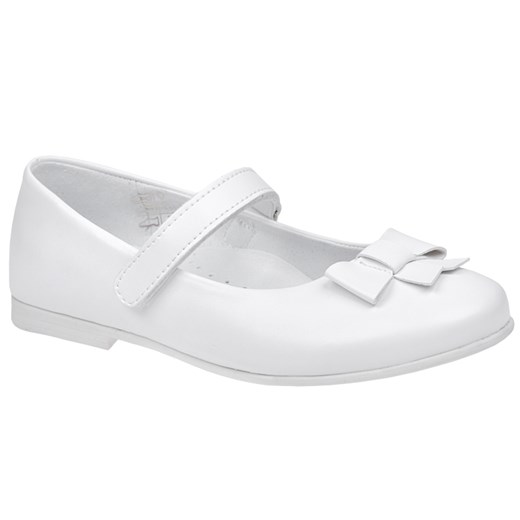 Balerinki buty komunijne KORNECKI 6097 Białe Baleriny