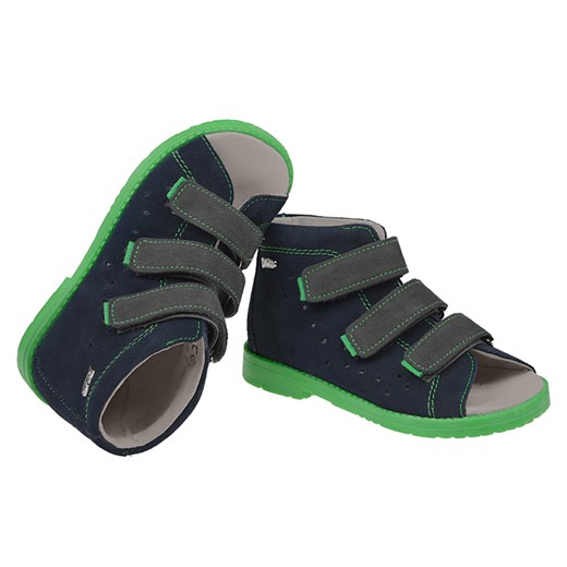 Sandałki Profilaktyczne Ortopedyczne Buty DAWID 1042 Granat GZ