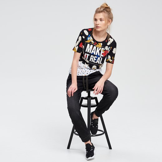 Cropp - T-shirt disney - Czarny Cropp M