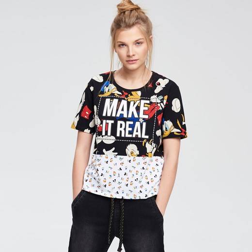Cropp - T-shirt disney - Czarny Cropp L