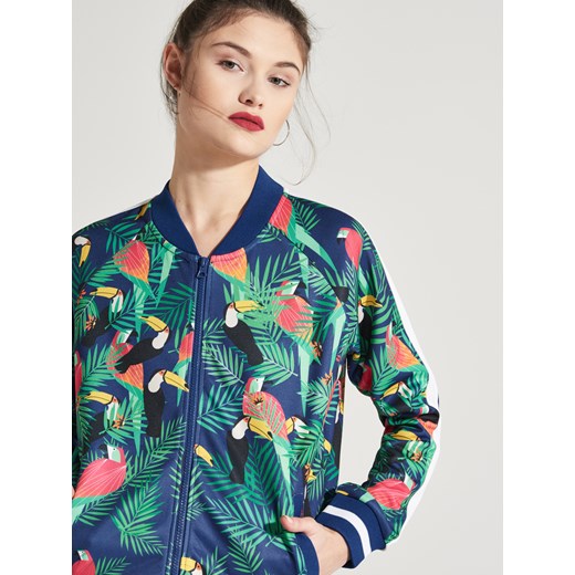 House - Bluza bomber - Niebieski zielony House XS