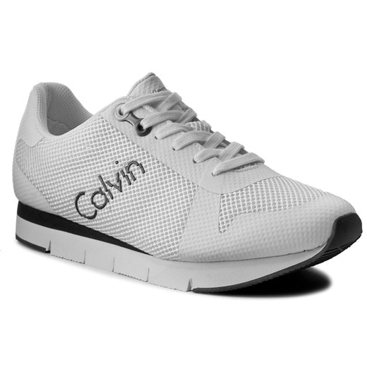 Sneakersy CALVIN KLEIN JEANS - Jacques S1673   White Calvin Klein szary 42 eobuwie.pl