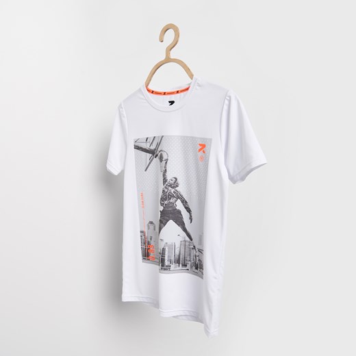 Reserved - T-shirt z nadrukiem - Biały  Reserved 170 