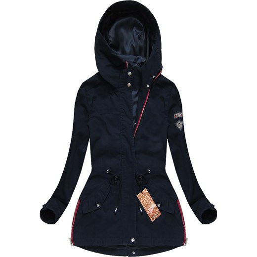 BAWEŁNIANA PARKA GRANATOWA (21722)