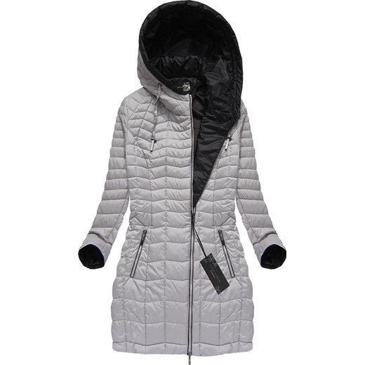 PIKOWANA KURTKA Z KAPTUREM SZARA (21715) Dream Stone szary 48 goodlookin.pl