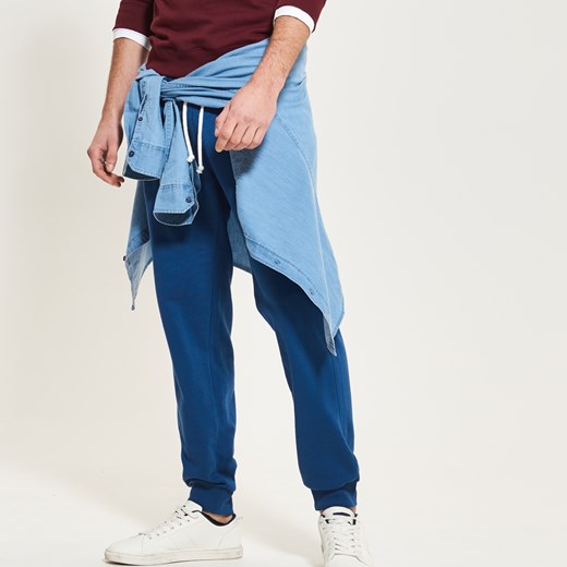 Reserved - Dresowe spodnie - Niebieski  Reserved XXL 