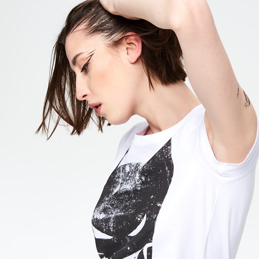 Cropp - T-shirt batman - Biały Cropp XS