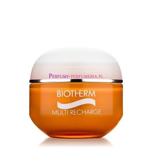 Biotherm Multi Recharge Ginseng VitE SPF15 50ml W Krem do twarzy Tester do skóry normalnej i mieszanej perfumy-perfumeria-pl pomaranczowy kremy