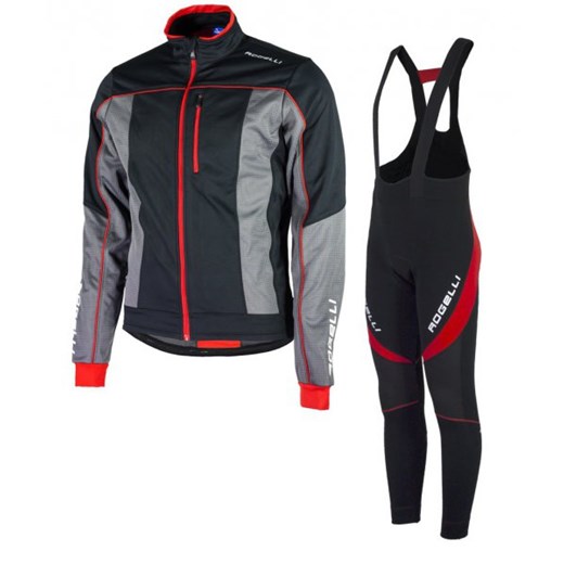 ROGELLI Zimowy zestaw rowerowy Kurtka TRANI 2.0 + Spodnie TRAVO 2.0 Rogelli czarny XXL. sporto