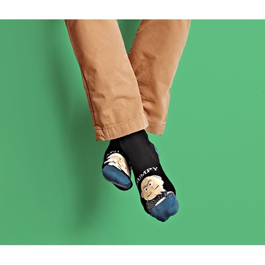 Skarpety Waldorf & Statler brazowy Tchibo 41-43