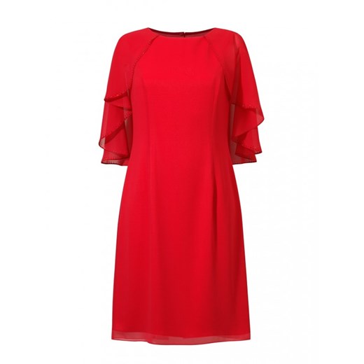 Czerwona sukienka z kryształkami Swarovski L'AF ZUKO