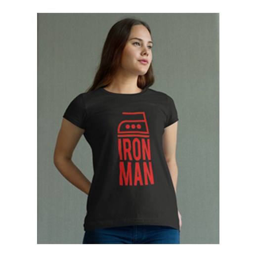 Koszulka Iron Man żelazko (Damska) Stedman szary M promocyjna cena Koszulki Filmowe