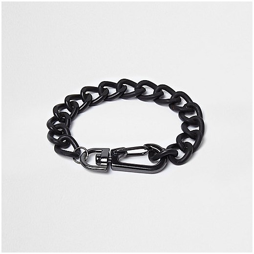 Boys black chain bracelet 