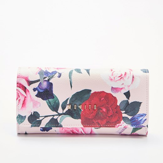 Mohito - Wiosenny portfel z motywem kwiatów - Wielobarwn