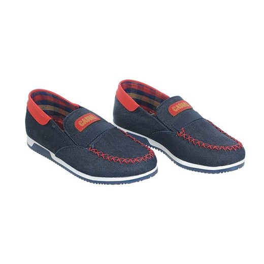 MOKASYNY chłopięce  JEANS Family Shoes szary 33 