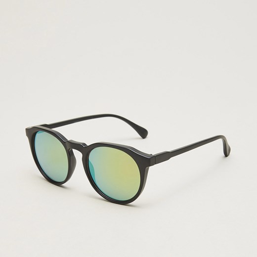 Cropp - Okulary przeciwsłoneczne - Czarny Cropp szary One Size 