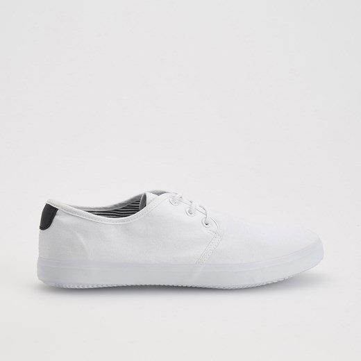 Reserved - Płócienne buty sportowe - Biały  Reserved 43 