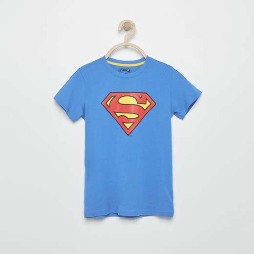 Reserved - T-shirt superman - Niebieski Reserved  140 
