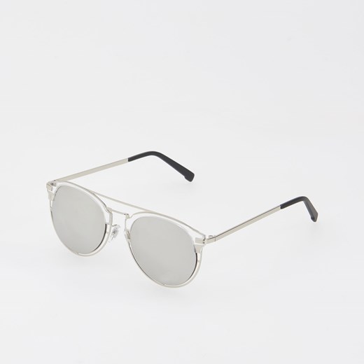 Reserved - Okulary przeciwsłoneczne - Srebrny Reserved  One Size 