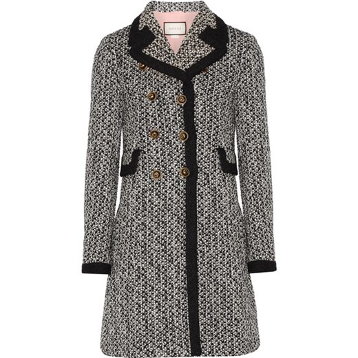 Double-breasted tweed coat    NET-A-PORTER