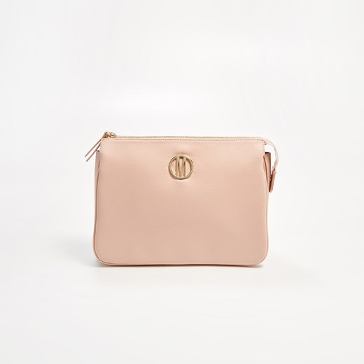 Mohito - Mała torebka z ozdobnym logo - Różowy brazowy Mohito One Size 