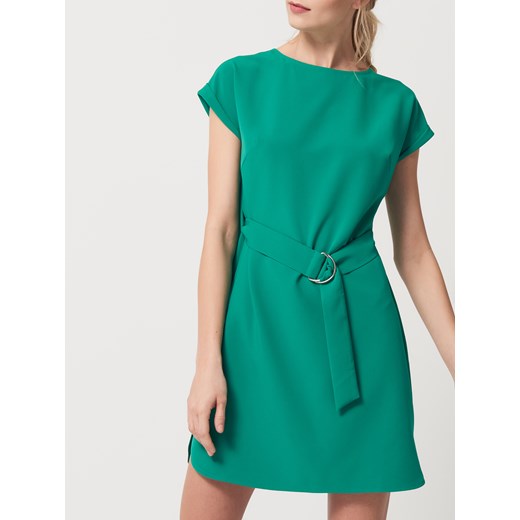 Mohito - Minimalistyczna sukienka z wycięciem na plecach - Zielony  Mohito 38 
