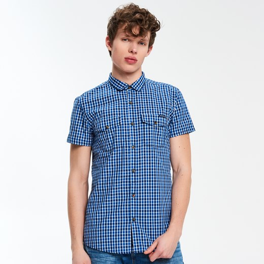 Cropp - Men`s shirt - Niebieski  Cropp XL 