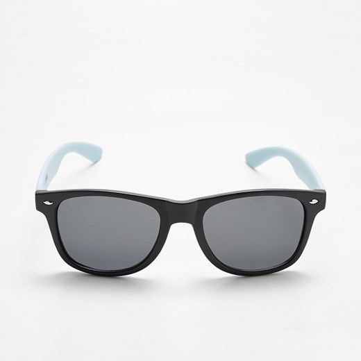 Sinsay - Okulary przeciwsłoneczne - Niebieski Sinsay szary One Size 