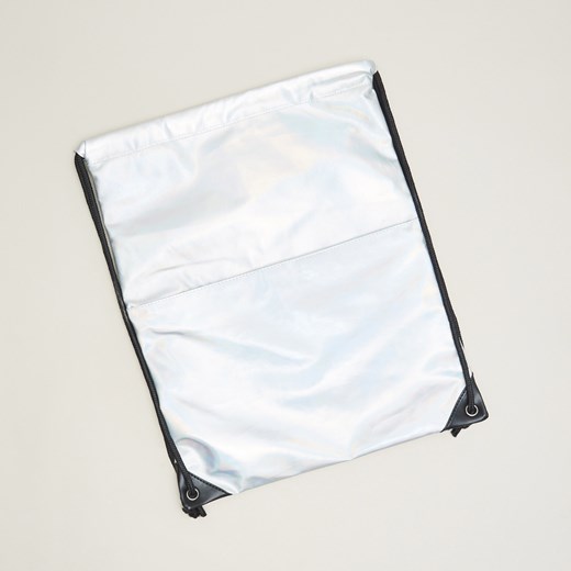 Cropp - Metaliczny plecak - Wielobarwn bialy Cropp One Size 