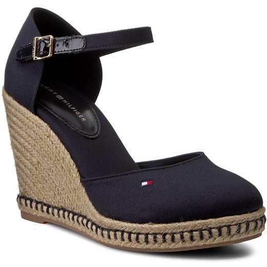 Espadryle TOMMY HILFIGER - Emma 10D FW0FW00307 Midnight 403 szary Tommy Hilfiger 41 eobuwie.pl