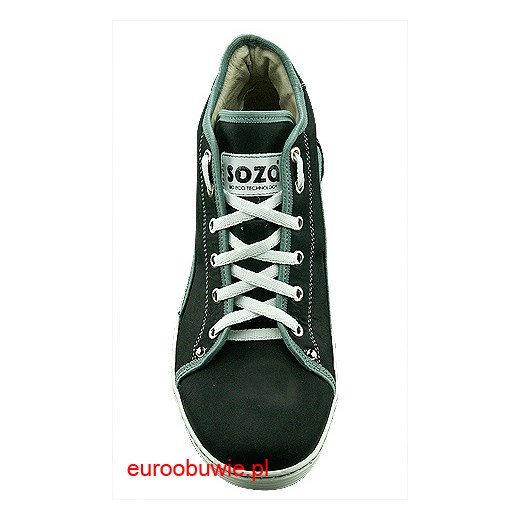 SOZA Bio Eco Obuwie Sportowe Trampki SO-773-A - Czarny euroobuwie-pl czarny miękkie