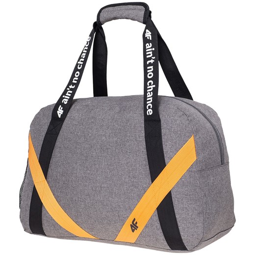 Torba sportowa damska TPD206 - sól i pieprz 4F szary