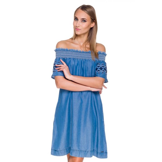 SUKIENKA OLIVE niebieski Pepe Jeans splendear.com