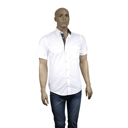 KRZYSZTOF koszula biała L 41-42 176/182 kr. klasyczna