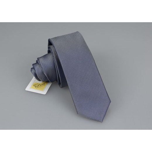 Granatowo-niebieski krawat KRZYSZTOF  5cm