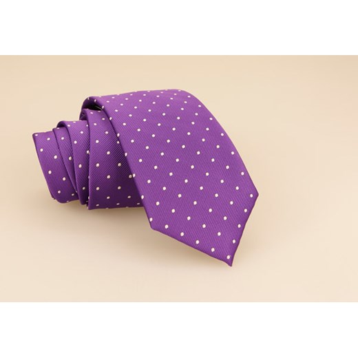 Fioletowy krawat KRZYSZTOF  7cm
