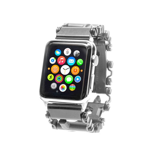 Adapter ChronoLinks 42 mm Silver do mocowania zegarka Apple Watch na multitoolu Leatherman Tread