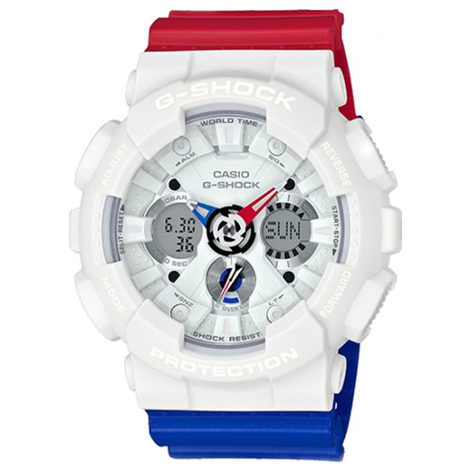 Zegarek męski Casio G-Shock Special Color GA-120TRM-7AER G-Shock bialy minuta.pl
