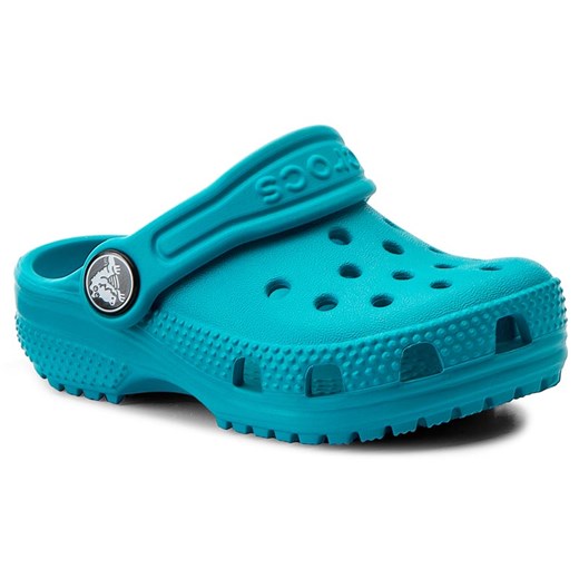 Klapki CROCS - Classic Clog K 204536 Turquoise mietowy Crocs 22.5 eobuwie.pl