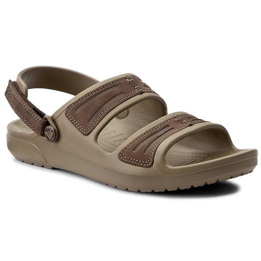 Sandały CROCS - Yukon Mesa Sandal M 203968 Espresso/Khaki brazowy Crocs 42.5 eobuwie.pl