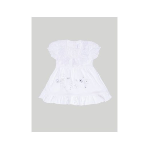 sukienka niemowlęca klasyczna, z falbankami