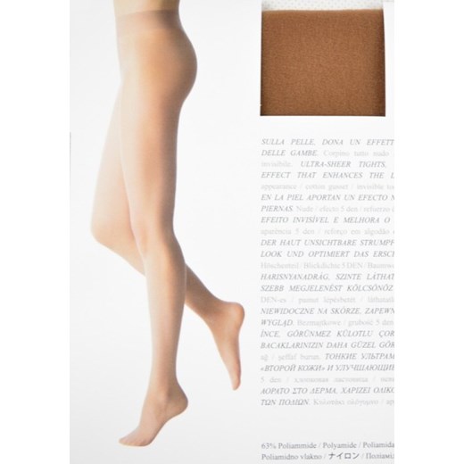 CALZEDONIA rajstopy second skin 5 nude look T 4 L Calzedonia brazowy 4 Ciuszki u Muszki