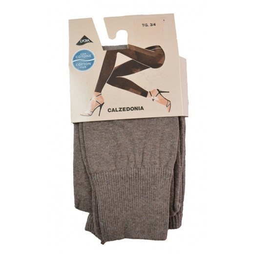 CALZEDONIA legginsy beżowe melanż 1/2 S/M zielony Calzedonia S/M Ciuszki u Muszki
