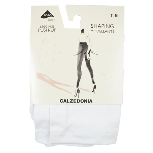 CALZEDONIA legginsy leginsy push-up białe grube S bezowy Calzedonia 36 (S) Ciuszki u Muszki