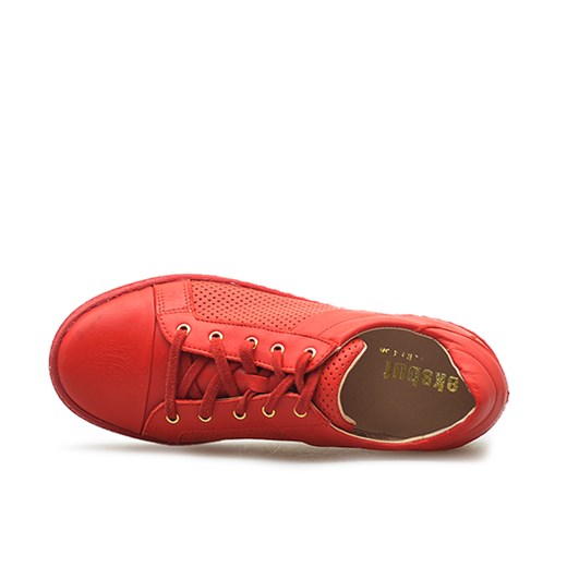 Półbuty Eksbut 27-4374-G71/H77 Czerwone lico Eksbut   Arturo-obuwie