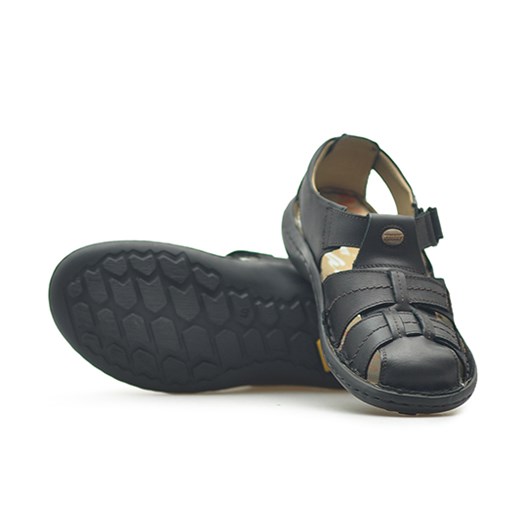 Sandały Krisbut 1108A-1-1 Czarne lico Krisbut   Arturo-obuwie