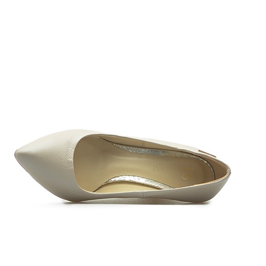 Czółenka Ulmani Shoes 15601/S14+L12 Beżowe lico Ulmani Shoes Arturo-obuwie