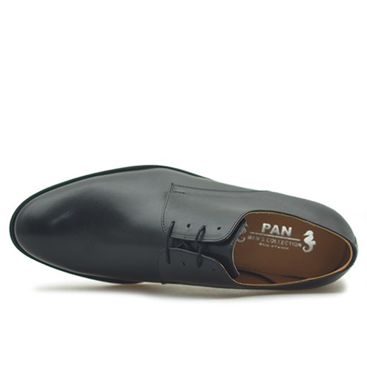 Pantofle Pan 1058 Czarne lico Pan szary  Arturo-obuwie